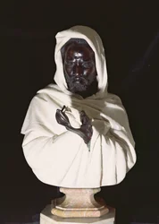 Otello, 1872 (brąz i biały marmur na cokole z onyksu)